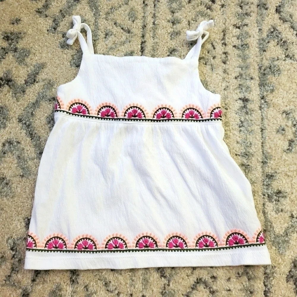 Carters‎ Toddlers Girls White Tank Top 2T